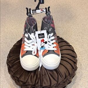 NWT Disney Minnie Mouse Kids Sneakers - Orange and Gray